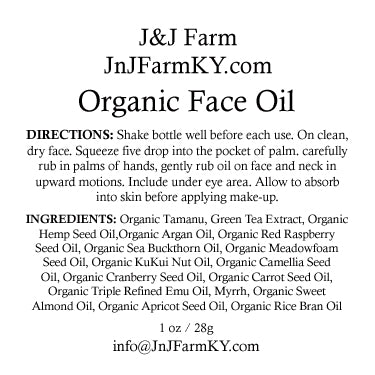 Organic Face Oil - How to use oils in your skin care routine