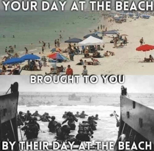 Land of the FREE because of the BRAVE