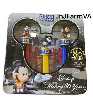 PEZ Mickey 80th Year Limited Edition, Numbered Collectors Set