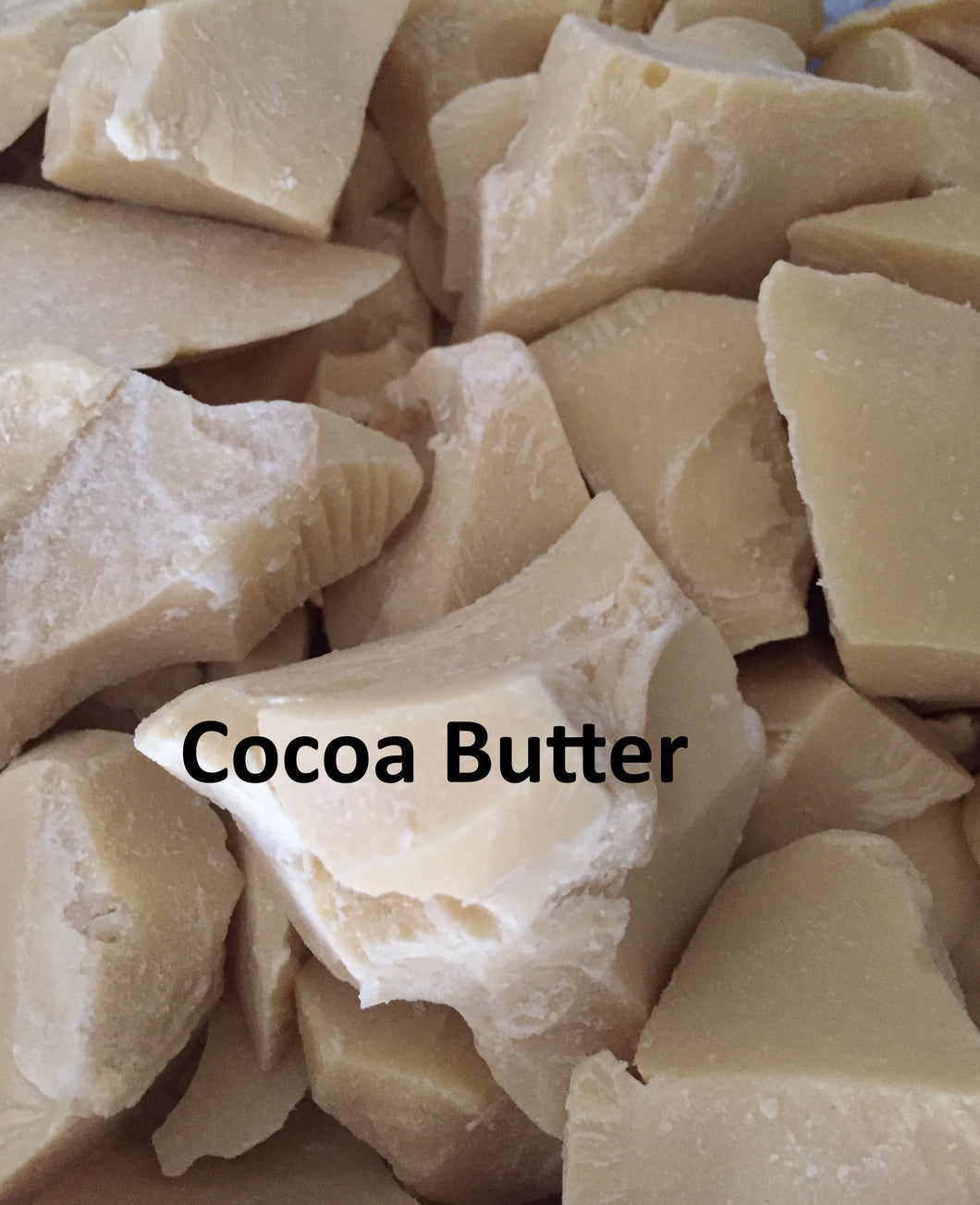Cocoa Butter, Organic Cold Pressed