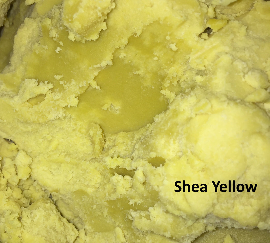 Shea Butter Yellow & White Organic Unrefined Cold Pressed