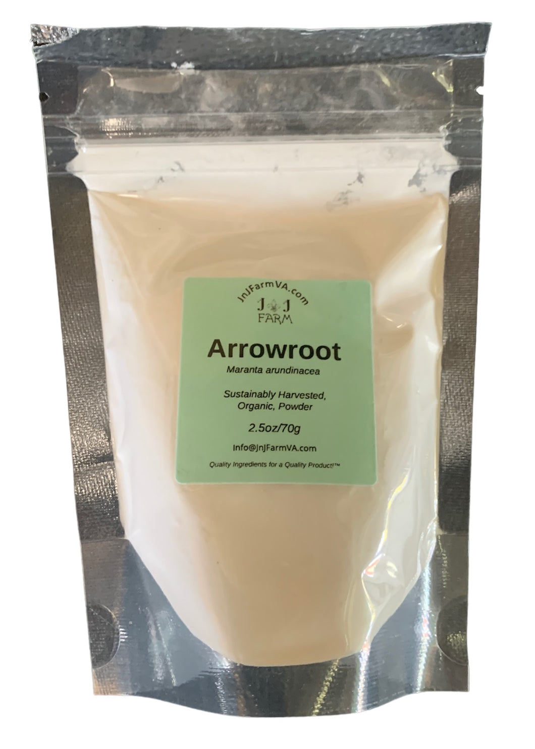 Arrowroot, Organic
